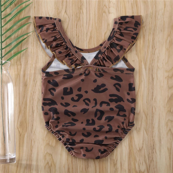 One Piece Fashion Leopard Print Swimsuit