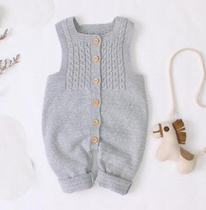 Soft Knitting Sleeveless Leisure Jumpsuit with Top