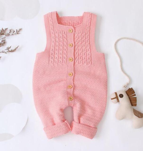 Soft Knitting Sleeveless Leisure Jumpsuit with Top