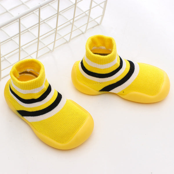 Baby Knitted Anti-slip Animal Floor Sock Shoes with Rubber Soles