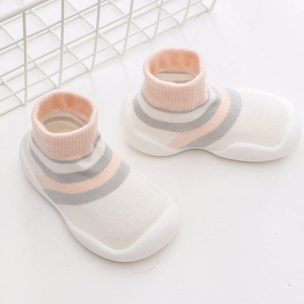 Baby Knitted Anti-slip Animal Floor Sock Shoes with Rubber Soles