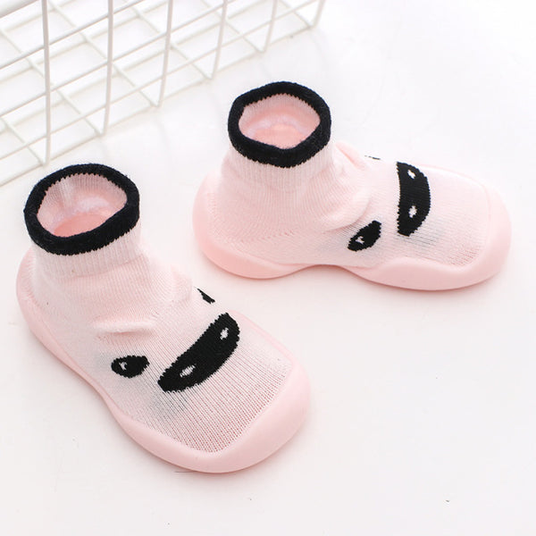 Baby Knitted Anti-slip Animal Floor Sock Shoes with Rubber Soles