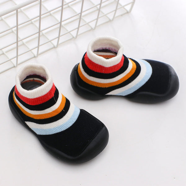 Baby Knitted Anti-slip Animal Floor Sock Shoes with Rubber Soles