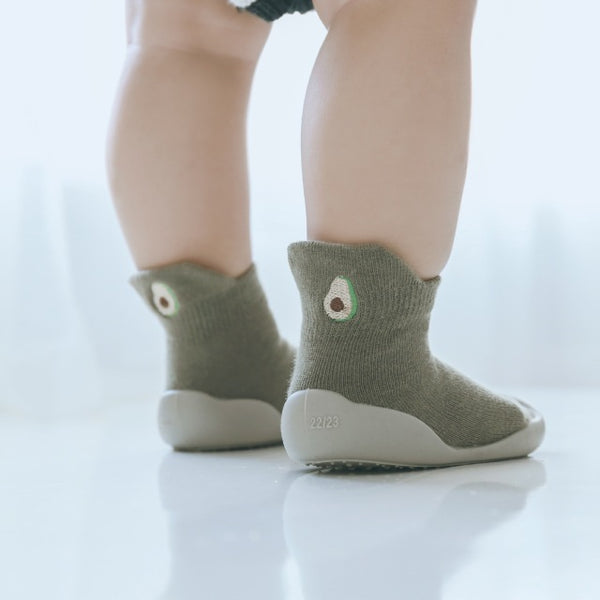 Baby Knitted Anti-slip Animal Floor Sock Shoes with Rubber Soles