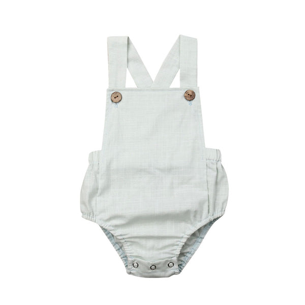 Infant Stripes/Solid Button Bodysuit