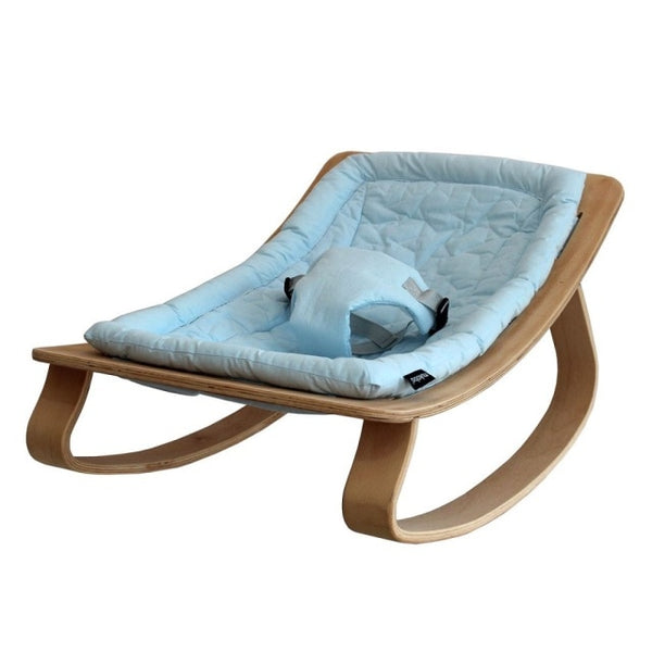 Sweet Cushion Natural Wooden Rocking Baby Bouncer