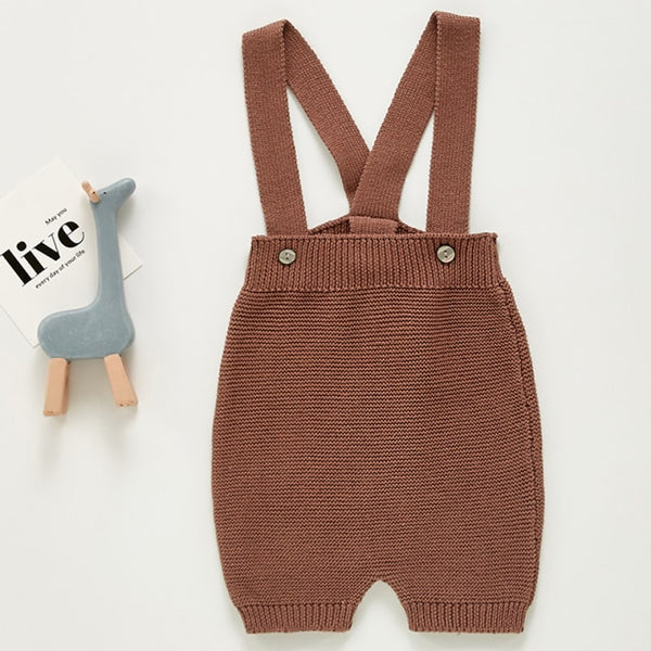 Warm Knitted Baby Rompers and Jumpers