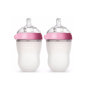 Silicone Baby Bottle (Single or Double) BPA Free