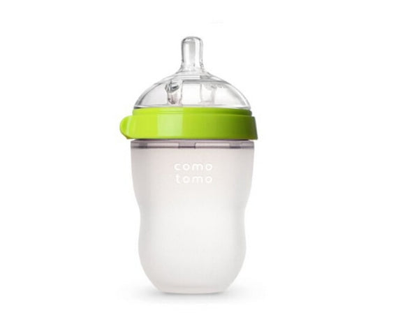 Silicone Baby Bottle (Single or Double) BPA Free