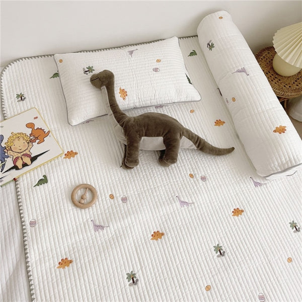 Quilted Embroidery Wrinkle-Proof Baby/Kids Bedding