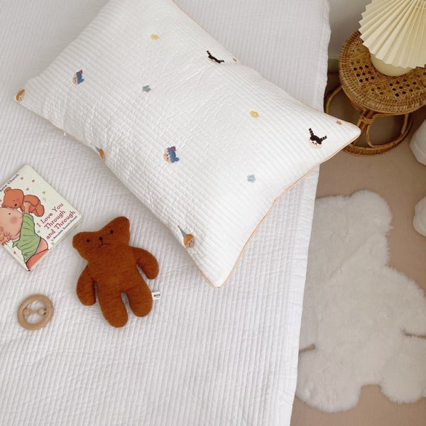 Quilted Embroidery Wrinkle-Proof Baby/Kids Bedding