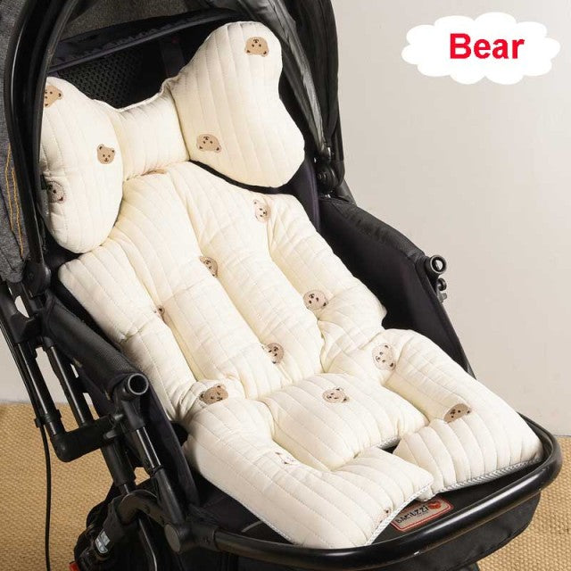 Cushion Embroiderd Stroller Pad Seat