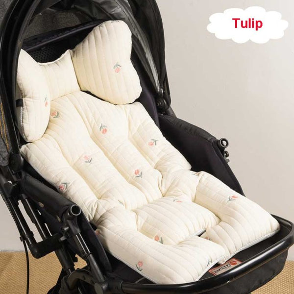 Cushion Embroiderd Stroller Pad Seat