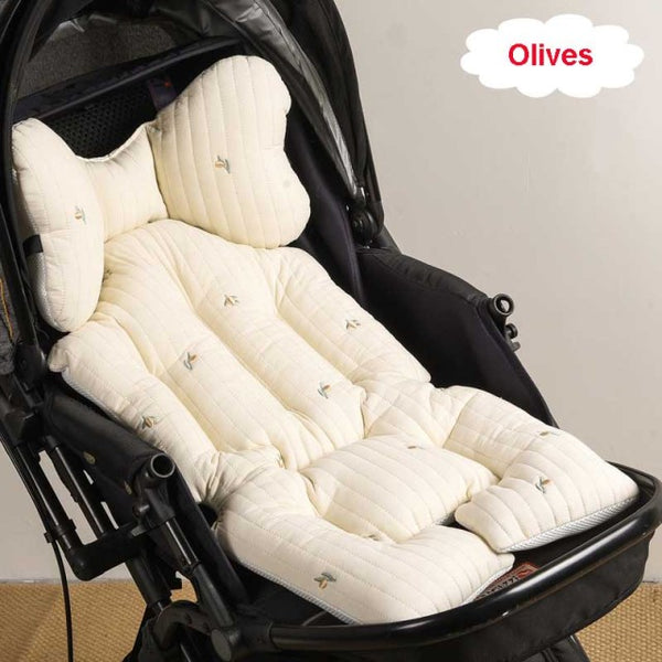 Cushion Embroiderd Stroller Pad Seat