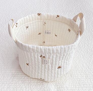 Newborn Embroiderd Storage Bag Toy Organizer