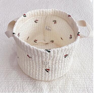 Newborn Embroiderd Storage Bag Toy Organizer