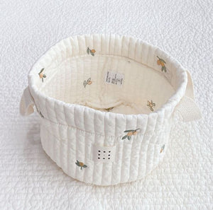 Newborn Embroiderd Storage Bag Toy Organizer