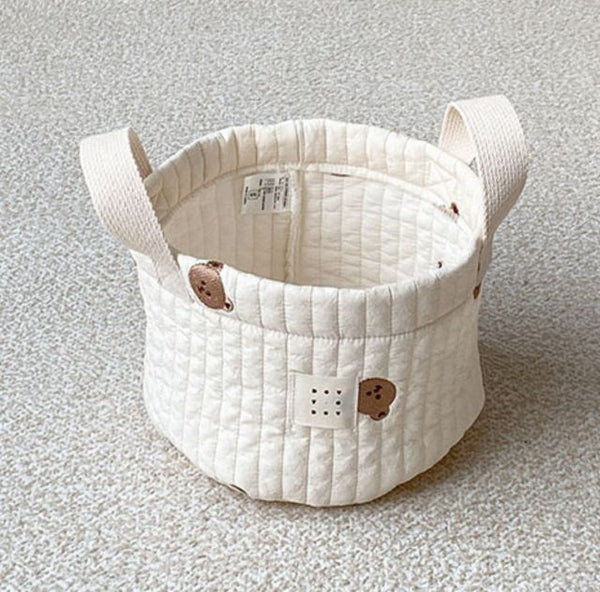 Newborn Embroiderd Storage Bag Toy Organizer