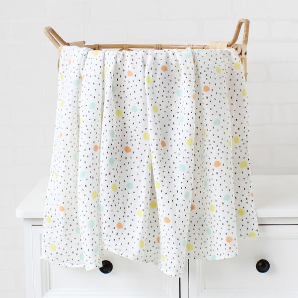 Bamboo Cotton Soft Newborn Muslin Swaddle Blanket