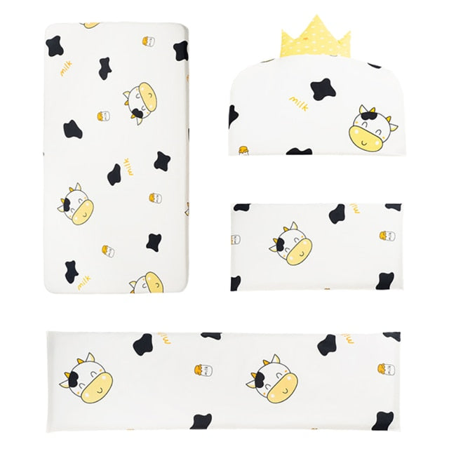 Baby Bumper Crown Design Bedding Set