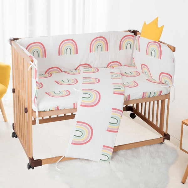 Baby Bumper Crown Design Bedding Set