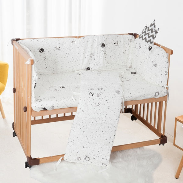 Baby Bumper Crown Design Bedding Set