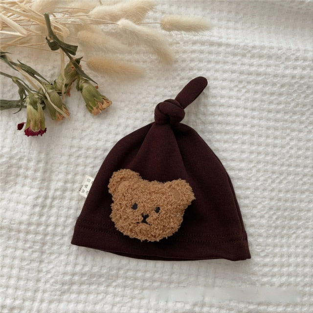 Cute Bear Baby Cap and Socks