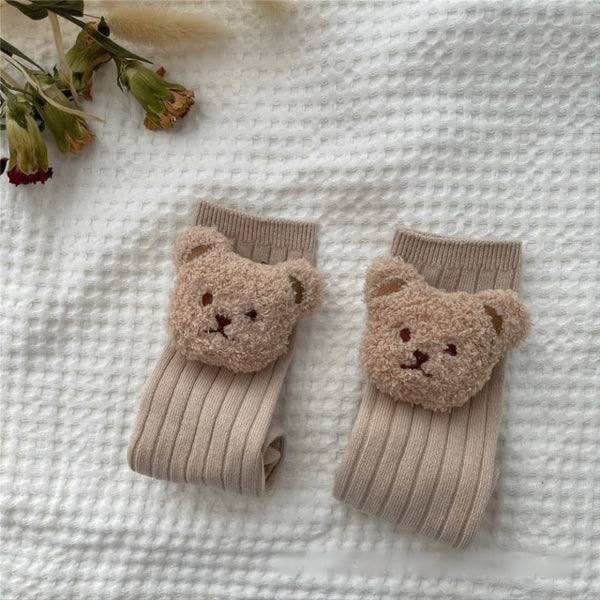 Cute Bear Baby Cap and Socks